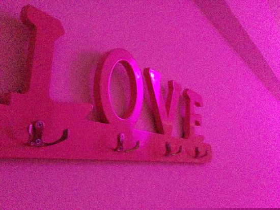 浪漫主题圆床房