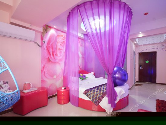 娇艳玫瑰风情主题房