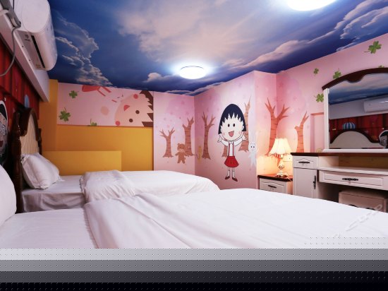 樱桃小丸子主题双床间