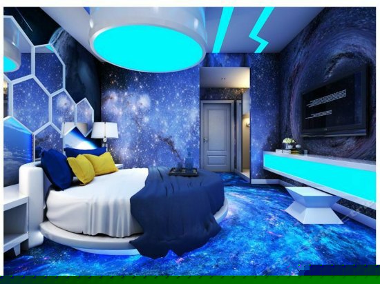 梦幻星空主题房