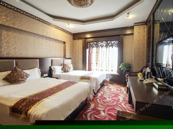 中式古典双床间