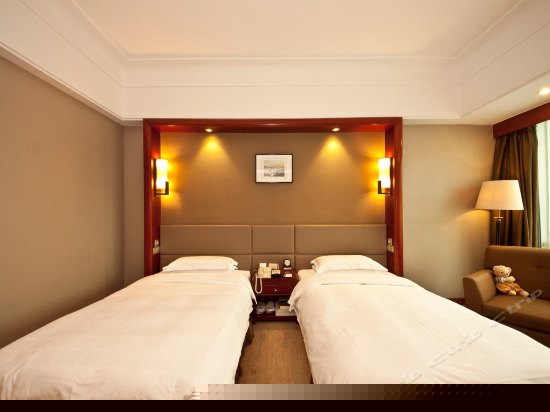 高级园景双床房