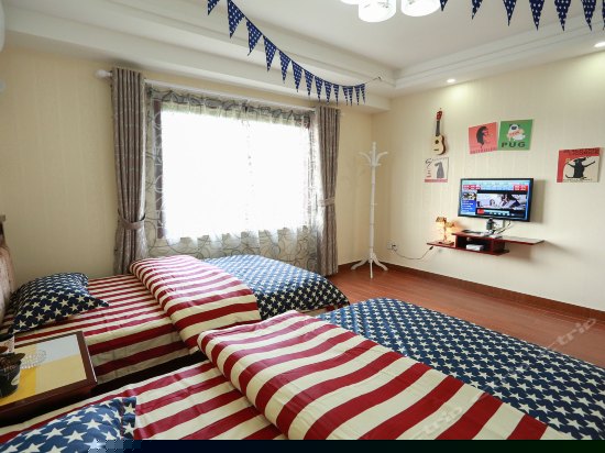 英伦主题双床房