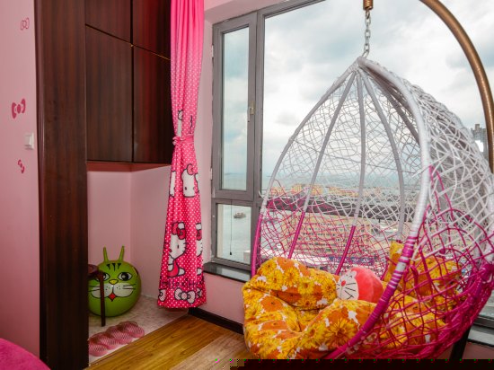 主题海景圆床房