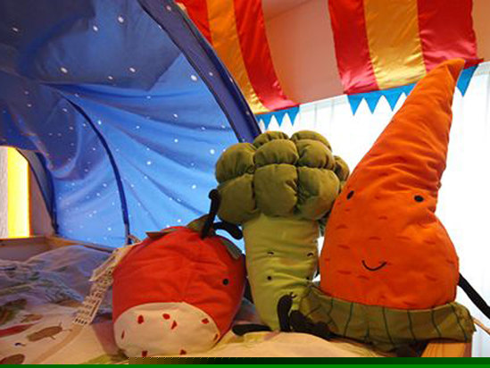 欢乐马戏团亲子主题三人房