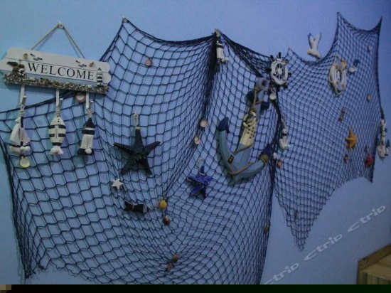 沙滩主题星空房