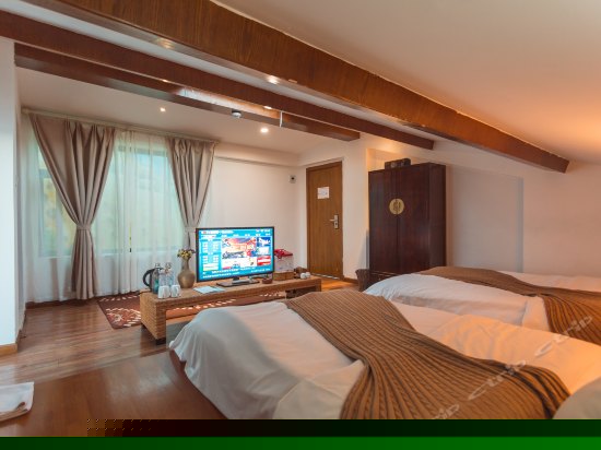 海景阁楼星空双床房遇见