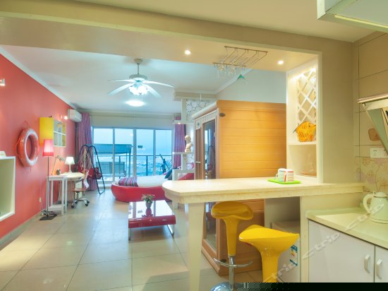 浪漫海景圆床房