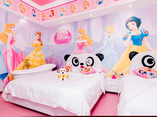 白雪公主亲子双床房