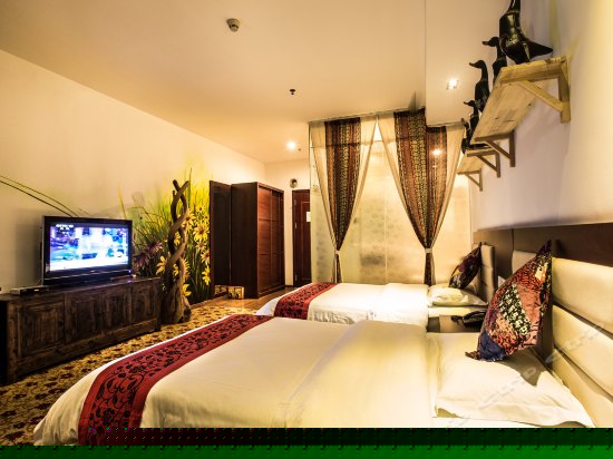 豪华手绘双床房