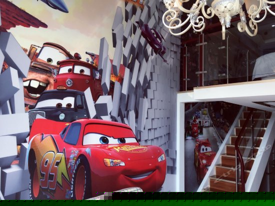 闪电麦昆汽车主题双床间