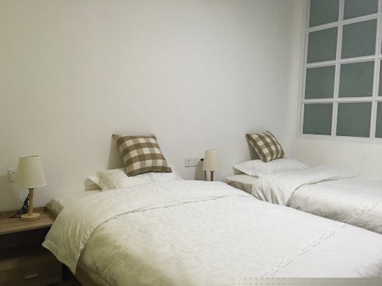 格子控院景双床房