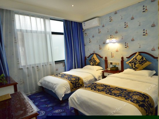 地中海风情双床间