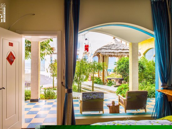 庭院海景双床房