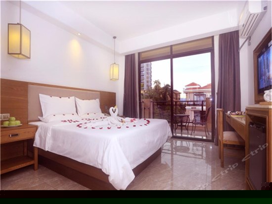 高级园景大床房