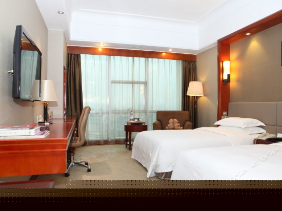 高级园景双床房