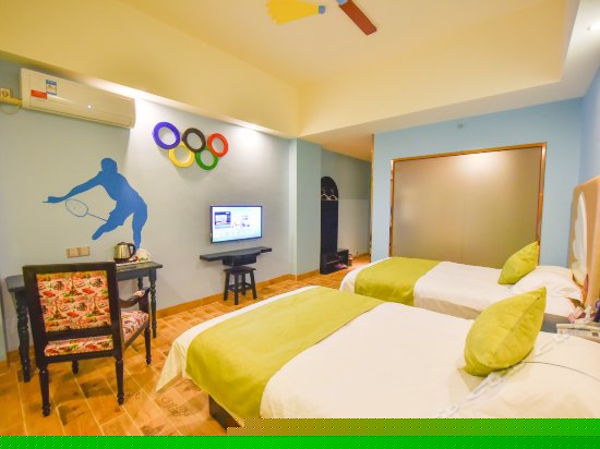 体育主题双床房