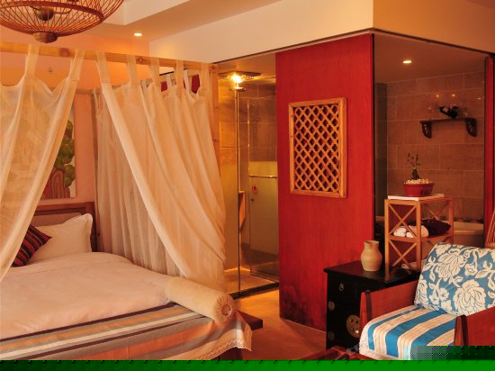 独立花园海景大床房