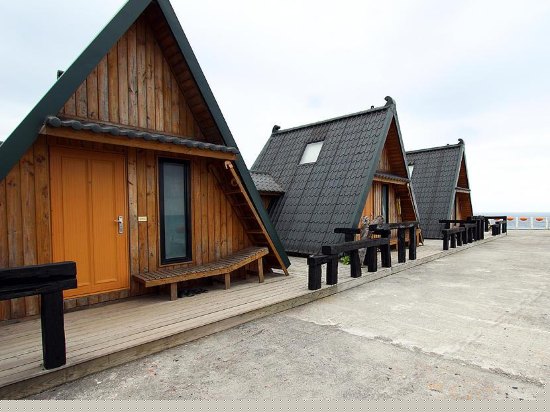 海景峇里风情木屋双人房