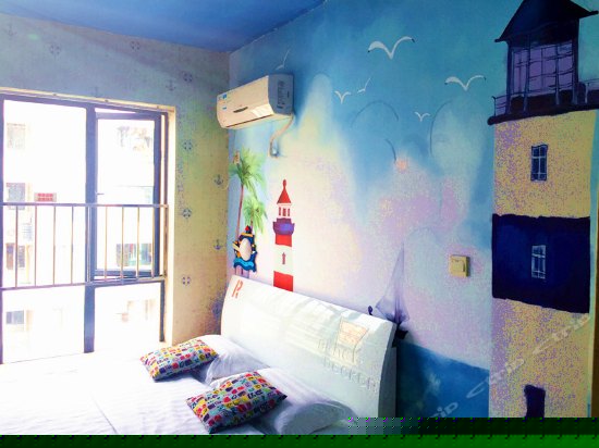 春色满园飘窗园景大床房