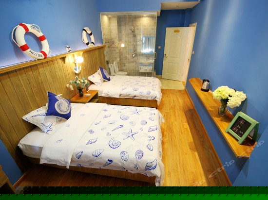 地中海风情双床间