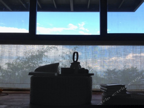 日式庭院海景双床房