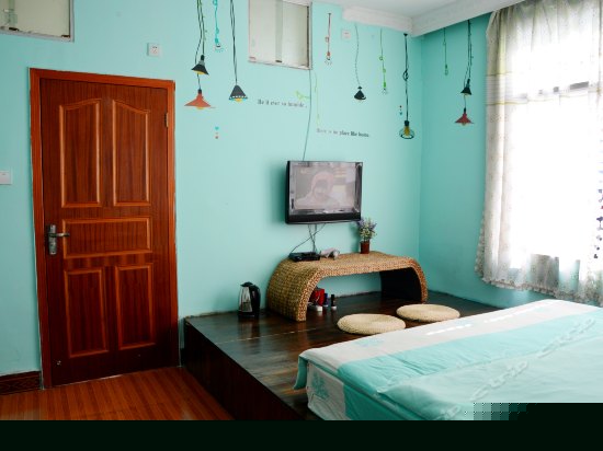 清新蜜月江景大床房