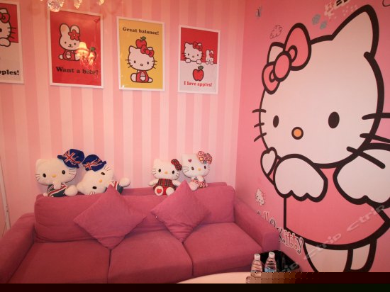Hello Kitty主题大床房