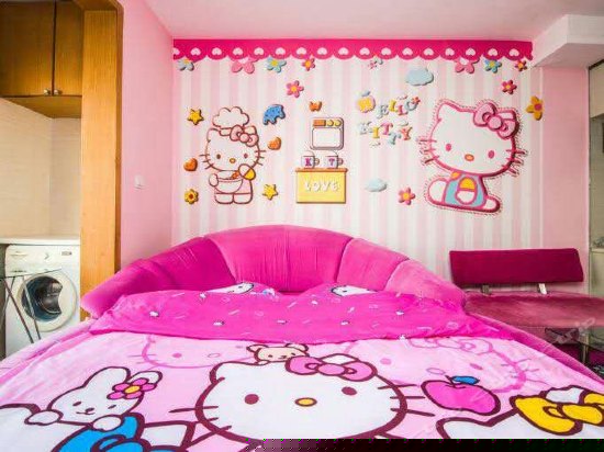 主题海景圆床房