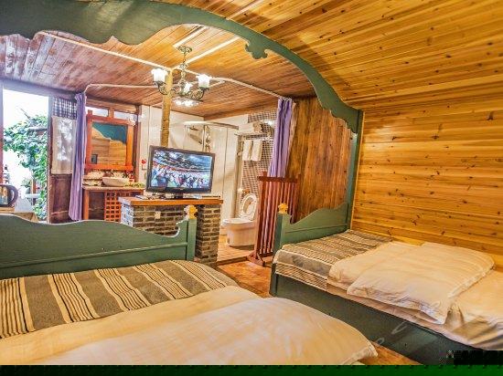 深蓝精品双床间