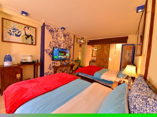 青花温馨双床间