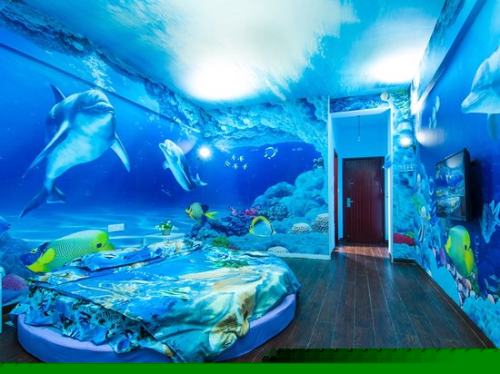 在云端系列圆床