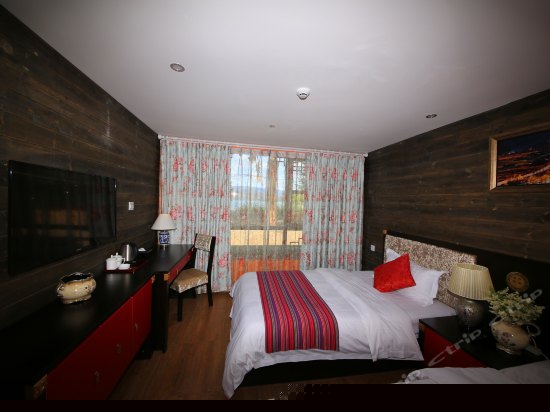 高级庭院双床房