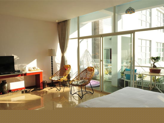 庭院海景亲子房