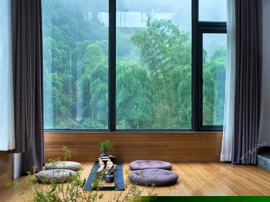 山院一月白复式景观床