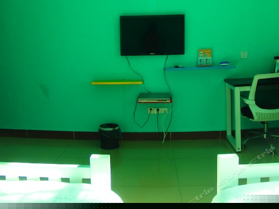 夕阳海景双床房