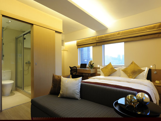 高级市景大床房