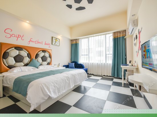 体育主题双床房