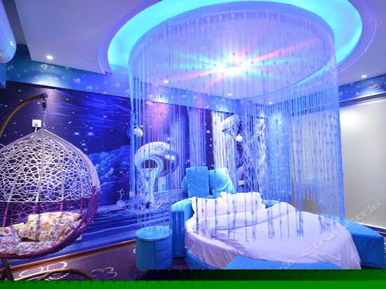 海洋之心梦幻圆床房