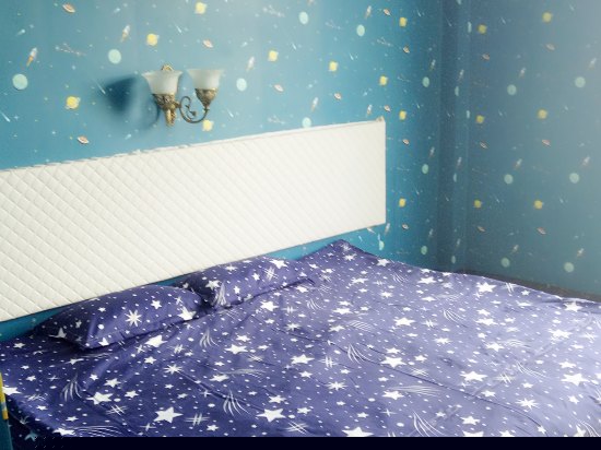 地中海风情双床房