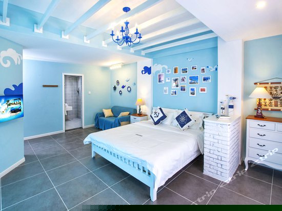 圣托里尼的晨风大床