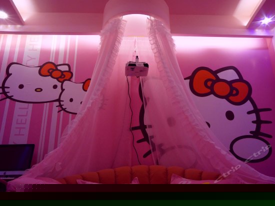 Hello kitty主题电影房