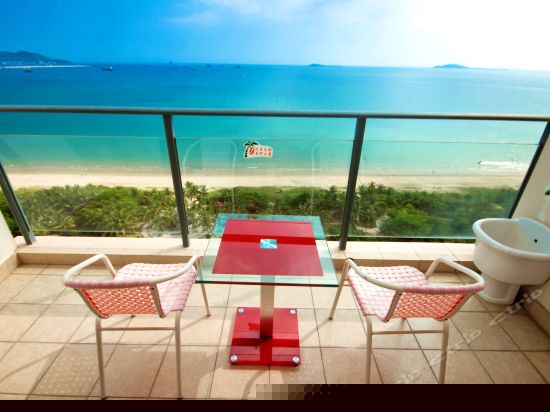 浪漫海景圆床房