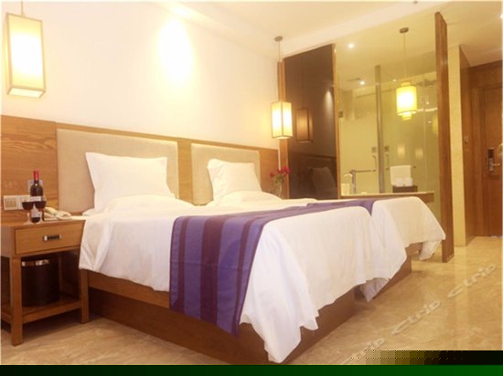 高级园景双床房