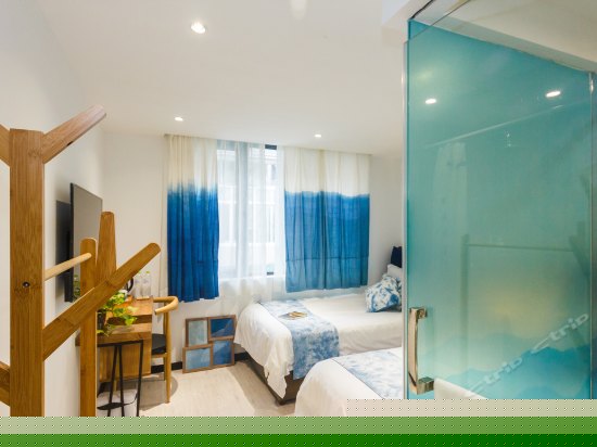 新概念植物染双床间空色