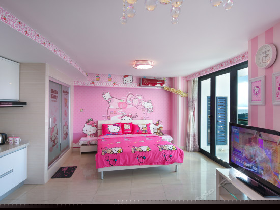 豪华海景家庭双床房