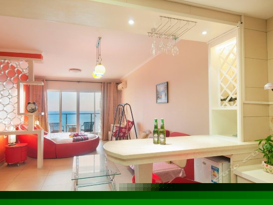 浪漫海景圆床房