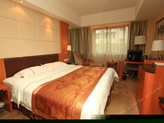 豪华单人欧式园景大床房