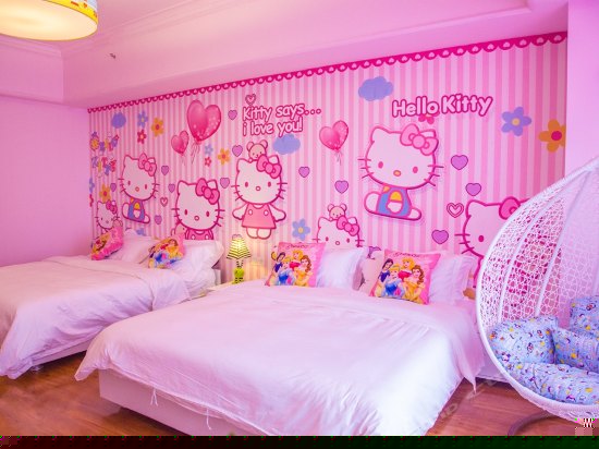 hellokitty 亲子双床房