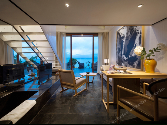 小汤池阁楼星空复式海景房